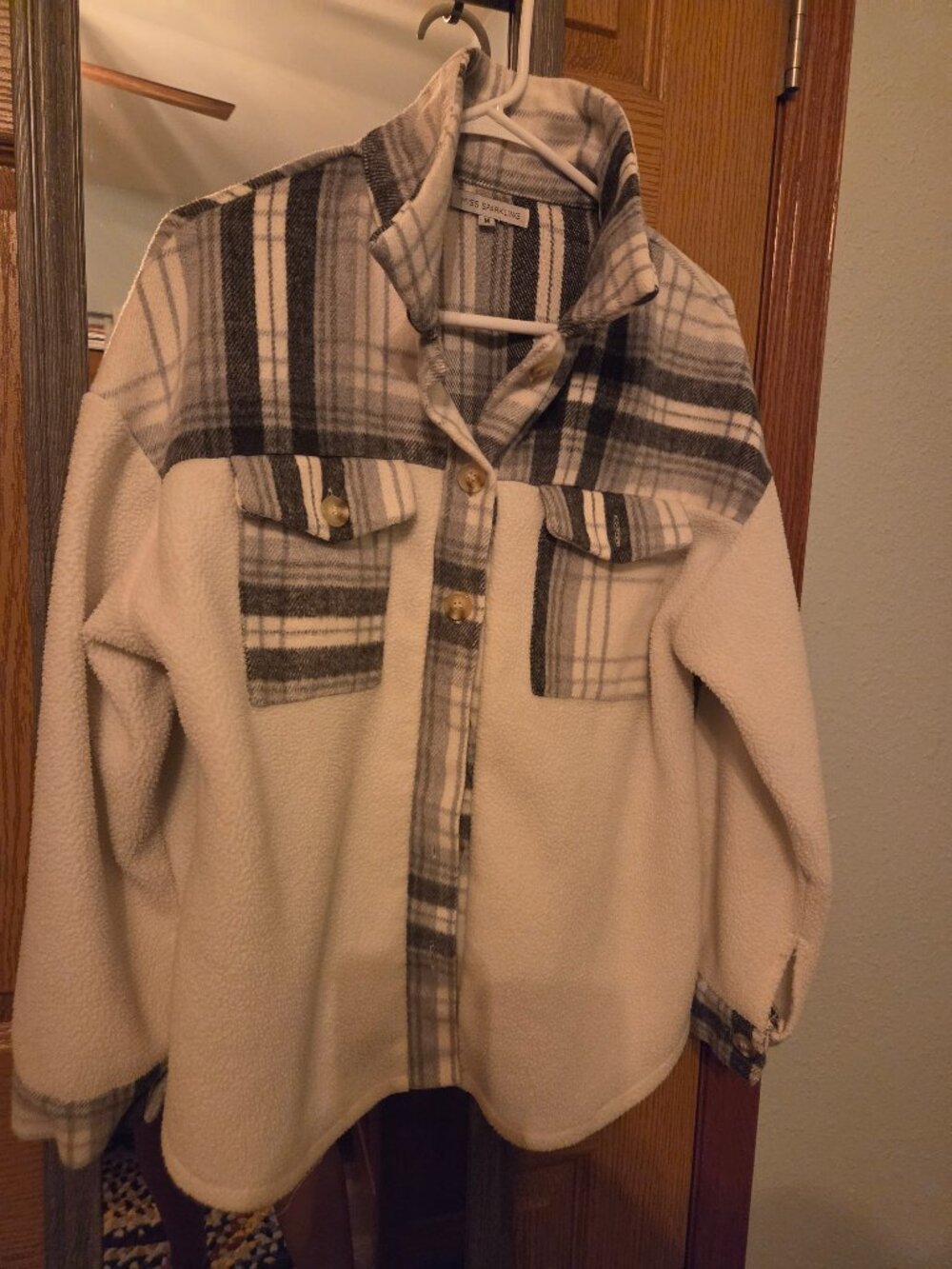 Flannel Jacket Shirt Size Med